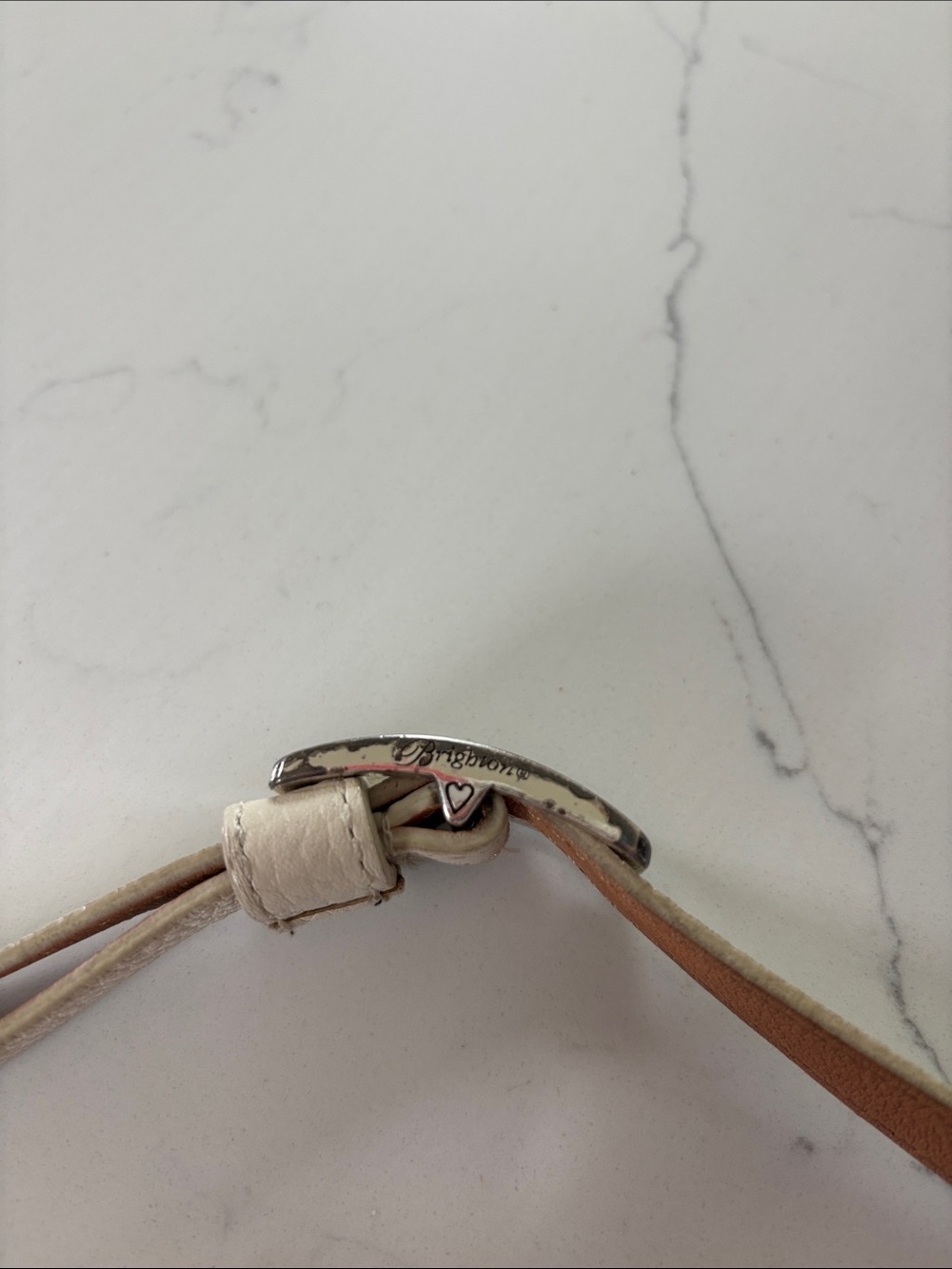 Brighton Heart Patch Crossbody Bag - Cream - Picture 3 of 9